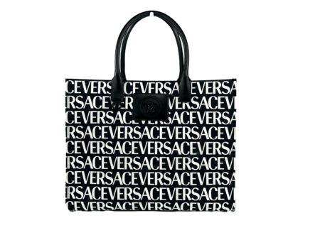 Vanrom Large Canvas Tote Bag with Medusa Design